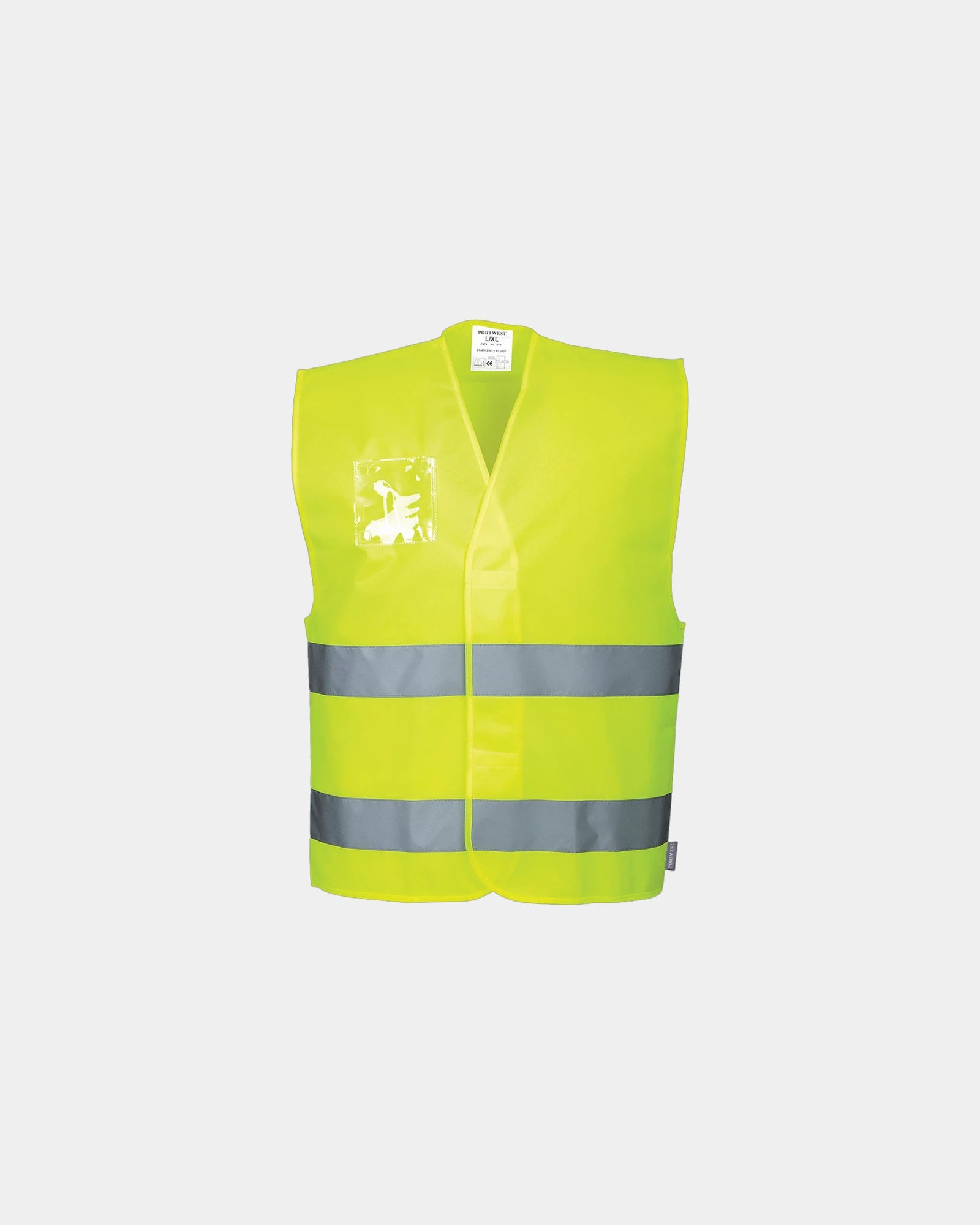 Gilet Hi-Vis 2 bandes à personnaliser - Jaune